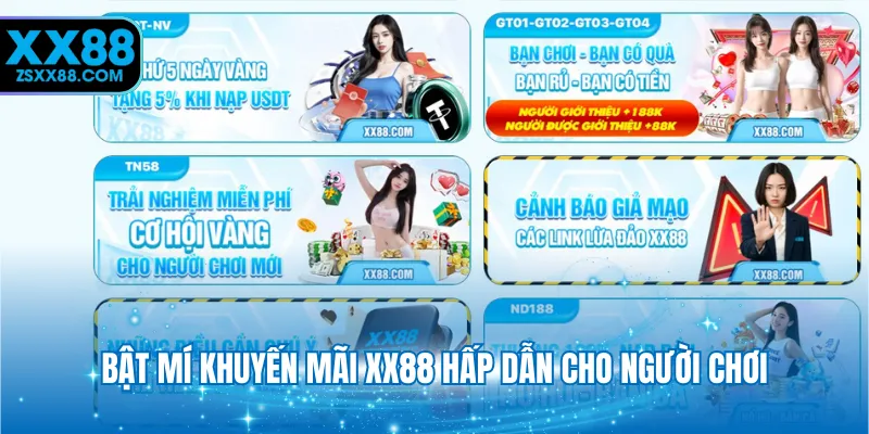 Bật mí khuyến mãi XX88 hấp dẫn cho người chơi