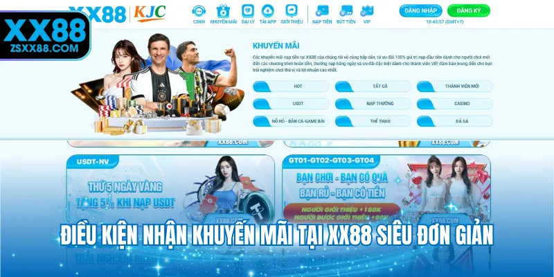 Điều kiện nhận khuyến mãi tại XX88 siêu đơn giản