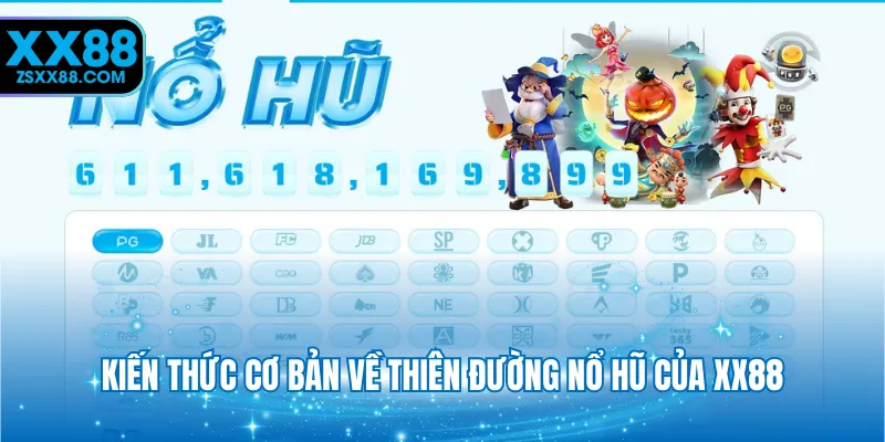 Kiến thức cơ bản về thiên đường nổ hũ của XX88