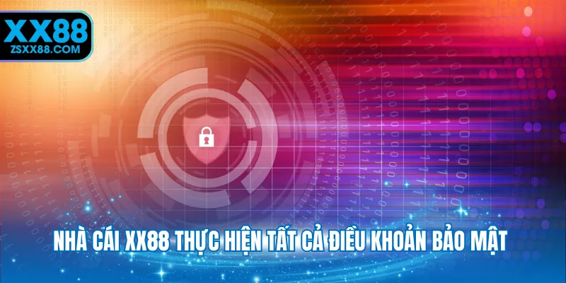 Nhà cái XX88 thực hiện tất cả điều khoản bảo mật 